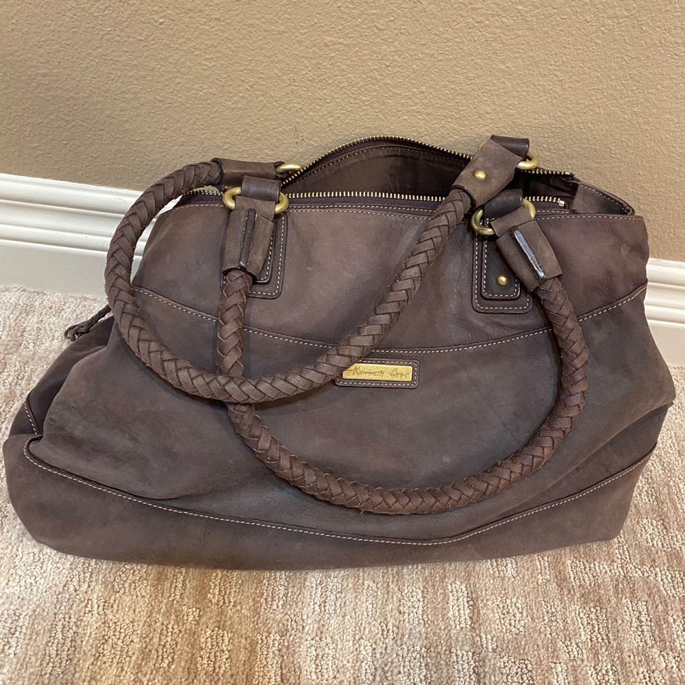 Kenneth Cole Mocha Brown Shoulder Bag